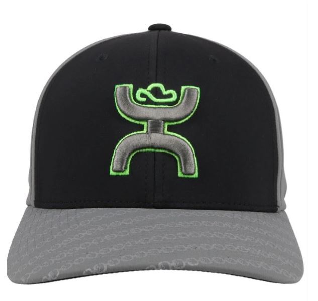 le bos Hooey Black and Grey Solo III Youth Hat 2119BKGY-Y