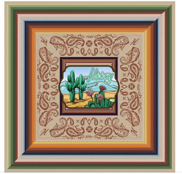 le bos Hooey Multi-Color/Paisley/Serape Cactus Wild Rag 20-SONORA-1