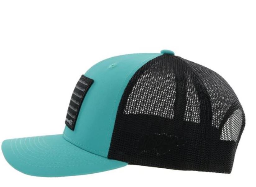 Le Bos Hooey Turquoise/Black Liberty Roper Youth Hat 2210T-TQBK-Y