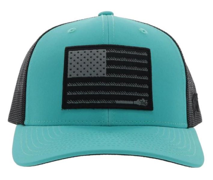 Le Bos Hooey Turquoise/Black Liberty Roper Youth Hat 2210T-TQBK-Y