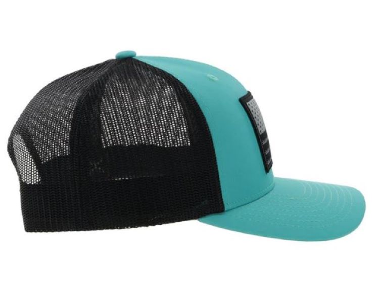 Le Bos Hooey Turquoise/Black Liberty Roper Youth Hat 2210T-TQBK-Y