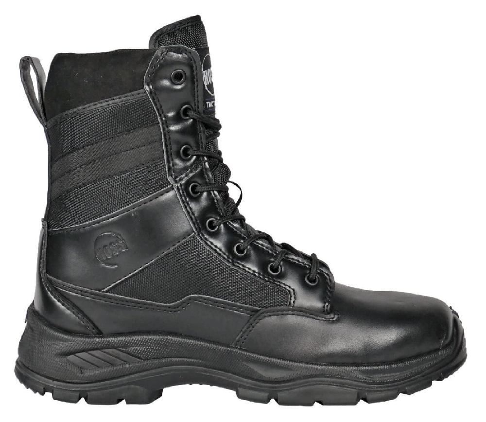 le bos Hoss Blkbuf Watchman Men's 8 inch Soft Toe Work Boots 80180