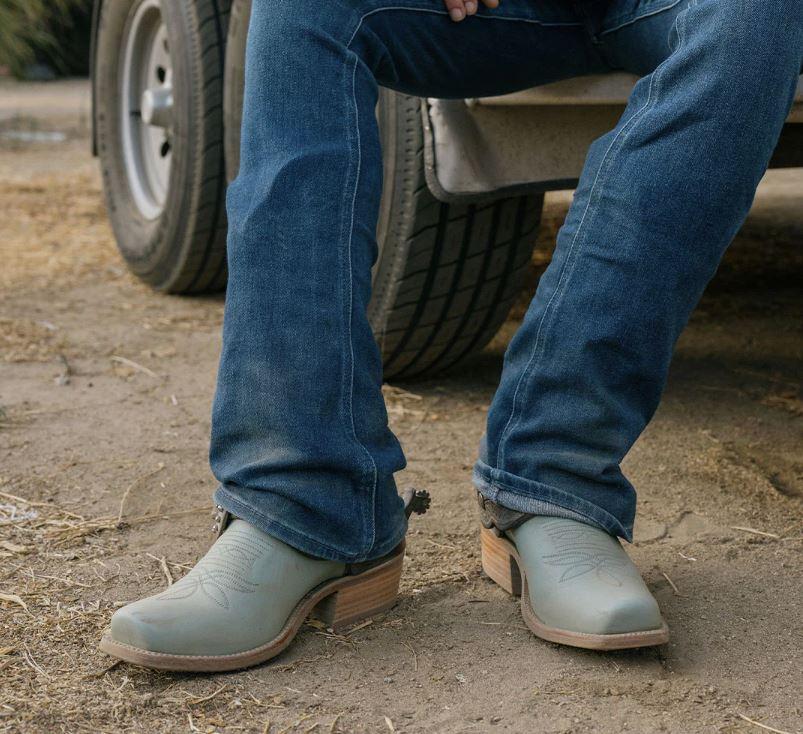 Le Bos Hyer Boots Robin's Egg Leawood Women's 13 Inch Cutter Toe Boots HW42010