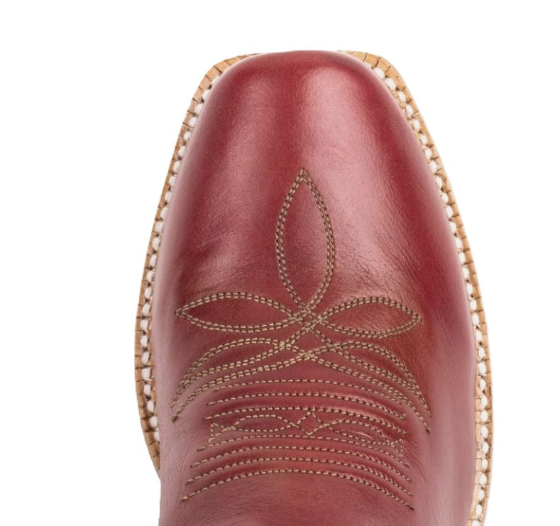 Le Bos Hyer Red Leawood Cowhide Women's 13 Inch Cutter Toe Oiled Leather Western Boots HW42017