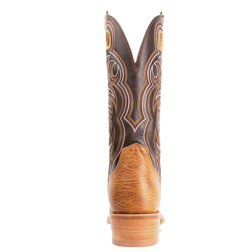 Le Bos Hyer Tan/Brown Riley Men's 13 Inch Cowhide Cutter Toe Western Boots HM12023