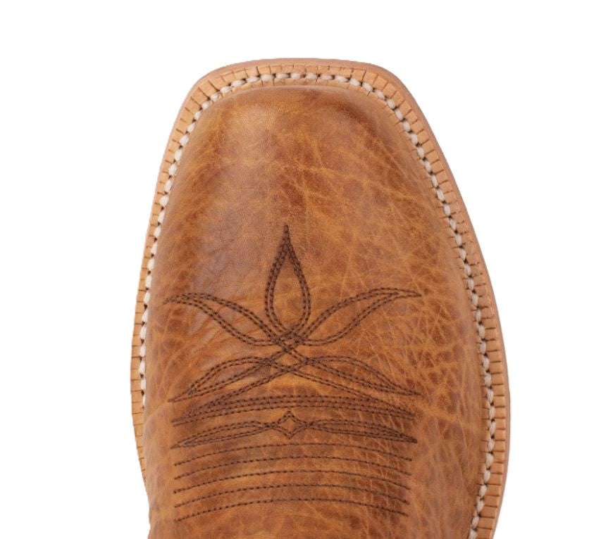 Le Bos Hyer Tan/Brown Riley Men's 13 Inch Cowhide Cutter Toe Western Boots HM12023