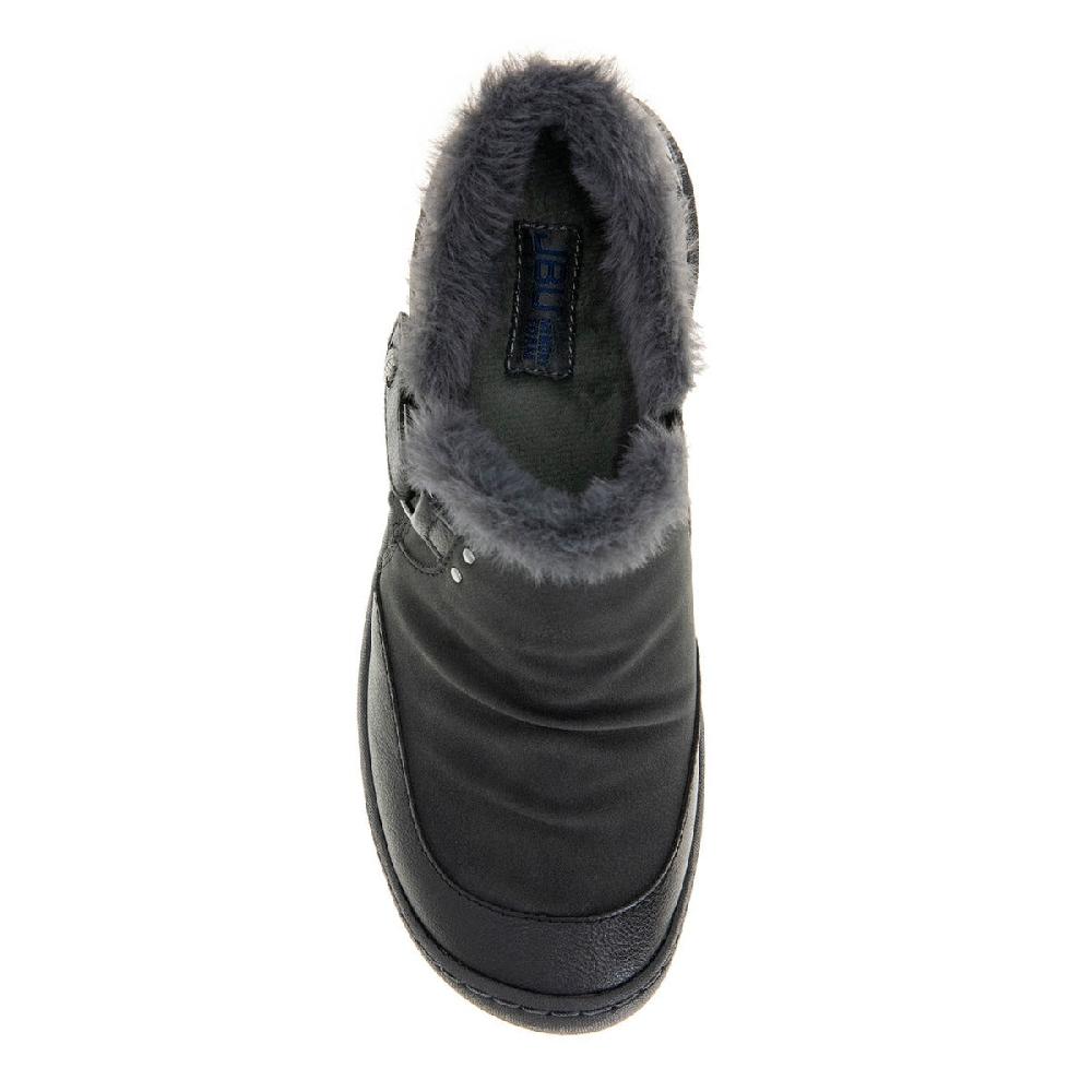 Le Bos Jambu Black Heather Women's Slip On Shoes B4HEA01