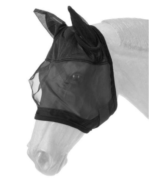 le bos JT International Black Tough1 Fly Mask with Ears 85-20-2-0