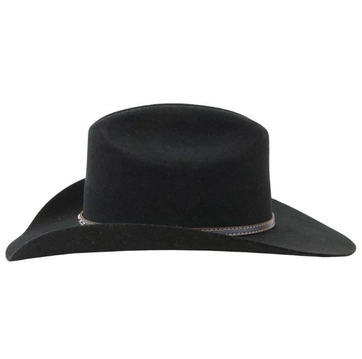 Le Bos Justin Black Blackhills Jr. Youth Felt Hat JF0242-BKHLJR