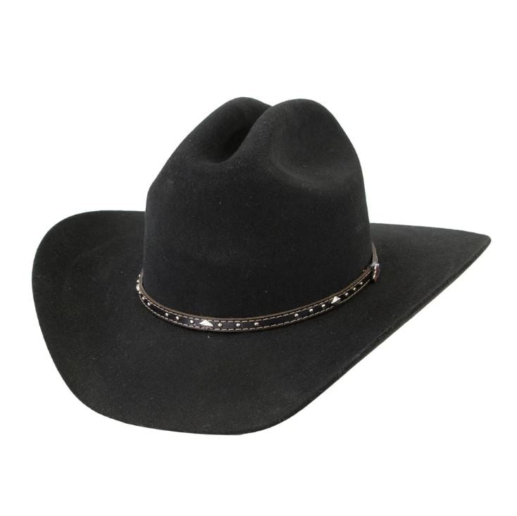 le bos Justin Black Blackhills Jr. Youth Felt Hat JF0242-BKHLJR