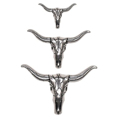 le bos Justin Hat Pin 3 Pack Steer Skulls 2422021227