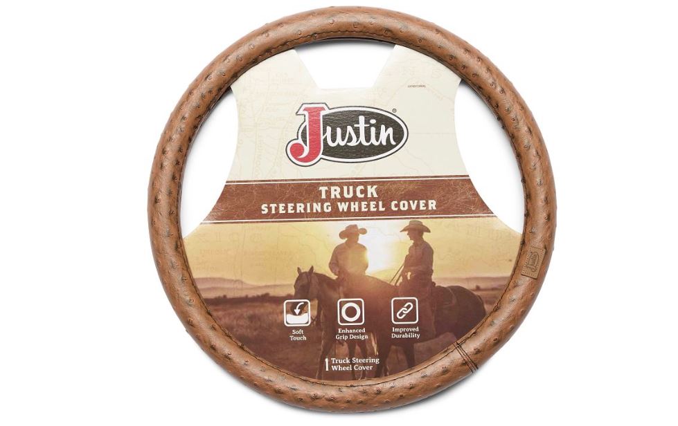 le bos Justin Walnut Truck Steering Wheel Cover 23705A130WAL