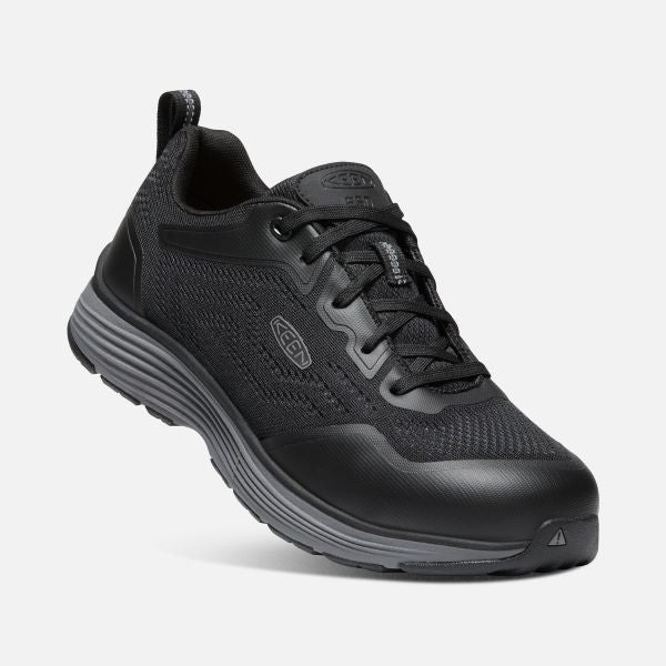 le bos Keen Steel Grey with Black Sparta 2 ESD Aluminum Toe Mens Work Shoes 1025637