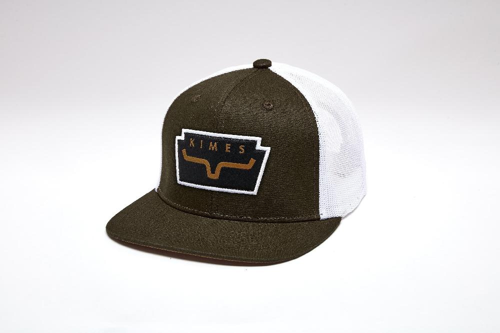 le bos Kimes Ranch Army Texola Trucker Hat UHA0000132-ARMY