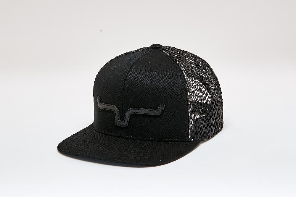 le bos Kimes Ranch Black/Black ATG Trucker Hat UHA0000002BK/BK