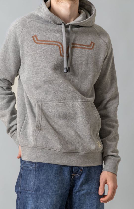 le bos Kimes Ranch Grey Heather Outlier Hoodie MH00000011-gry