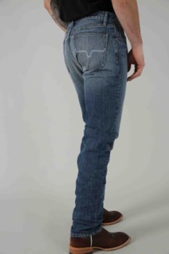 le bos Kimes Ranch Mid Wash Luke Men's Slim Fit Jeans EJM112436-63