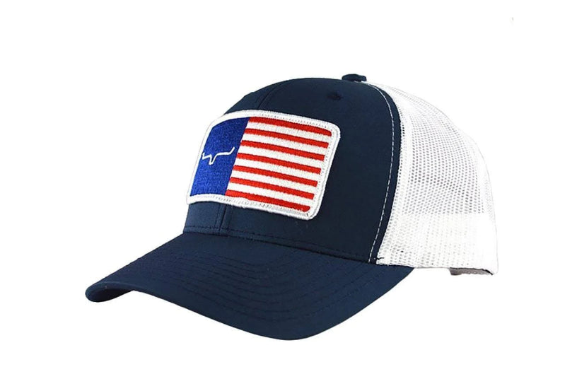 le bos Kimes Ranch Navy/White American Trucker Hat UHA0000001NVYWH le bos Kimes Ranch Navy/White American Trucker Hat UHA0000001NVYWH