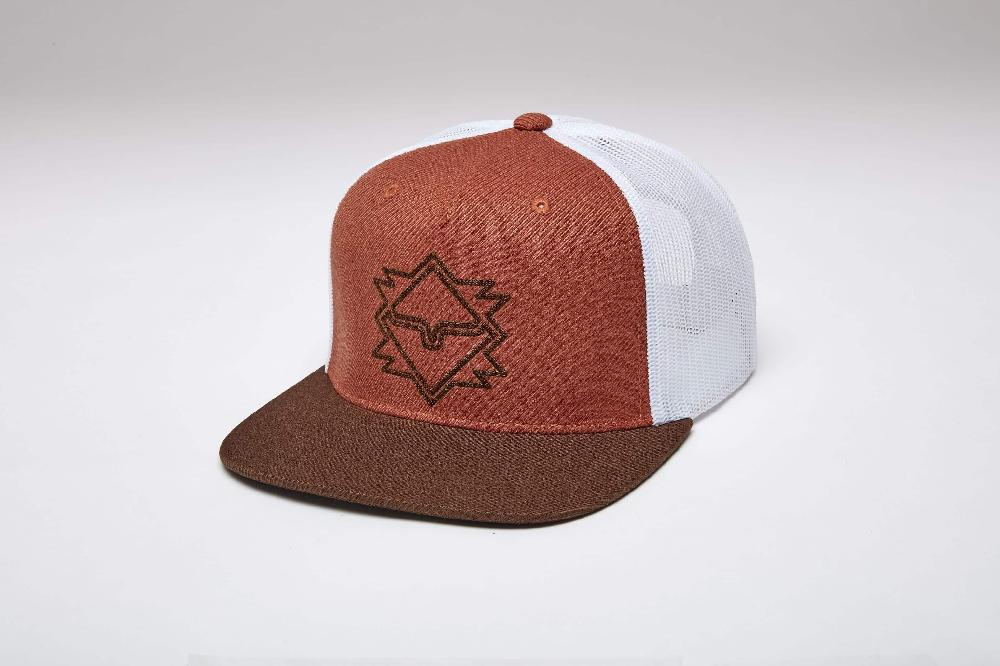 le bos Kimes Ranch North Star Snapback Cap UHA0000175-ORAN