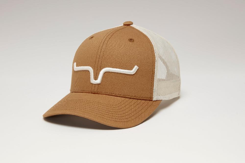 le bos Kimes Ranch WW Brown Weekly Trucker Hat WTC-WWBRN