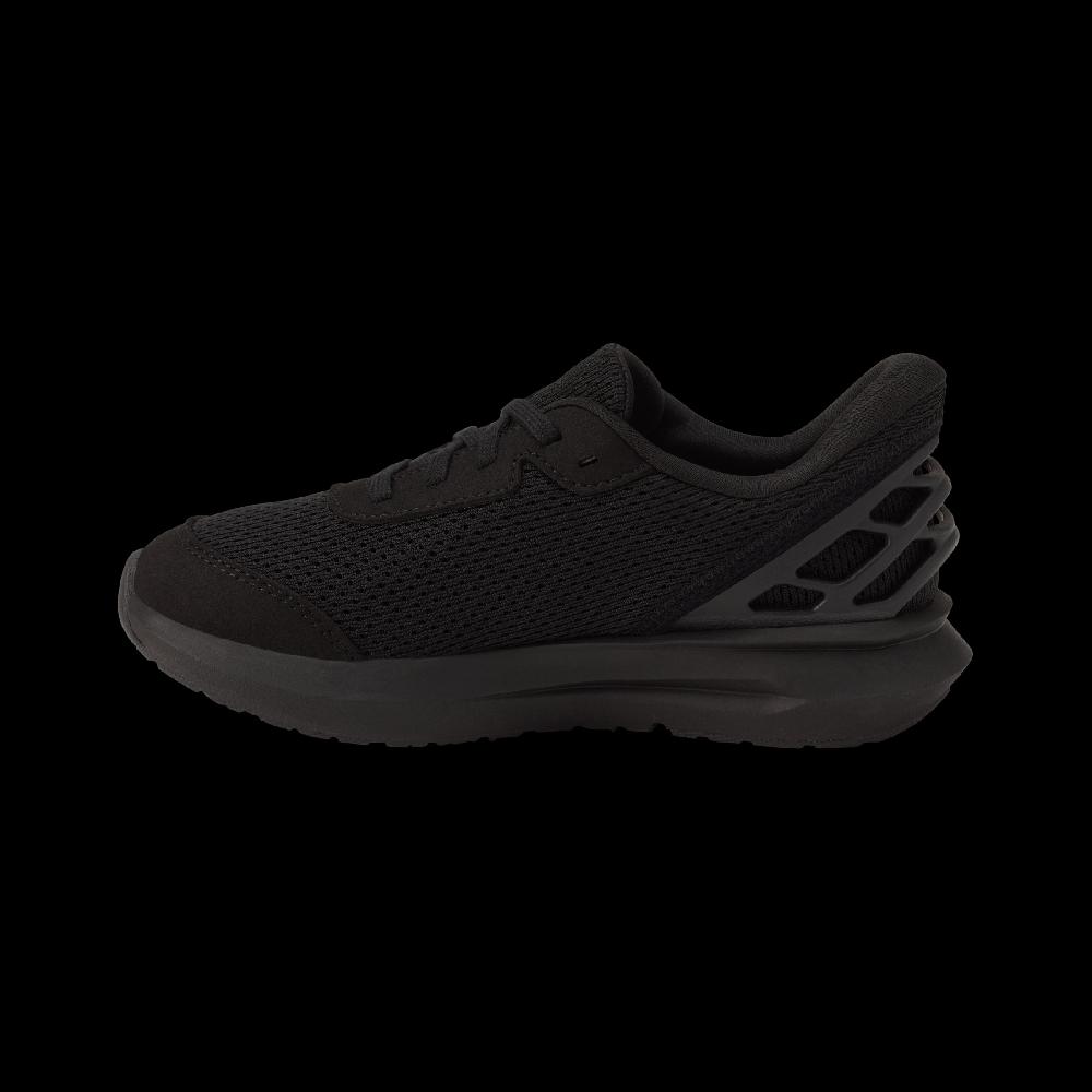 Le Bos Kizik All Black Athens 2 Big Kids Hands Free Step In Sneakers BATH2502