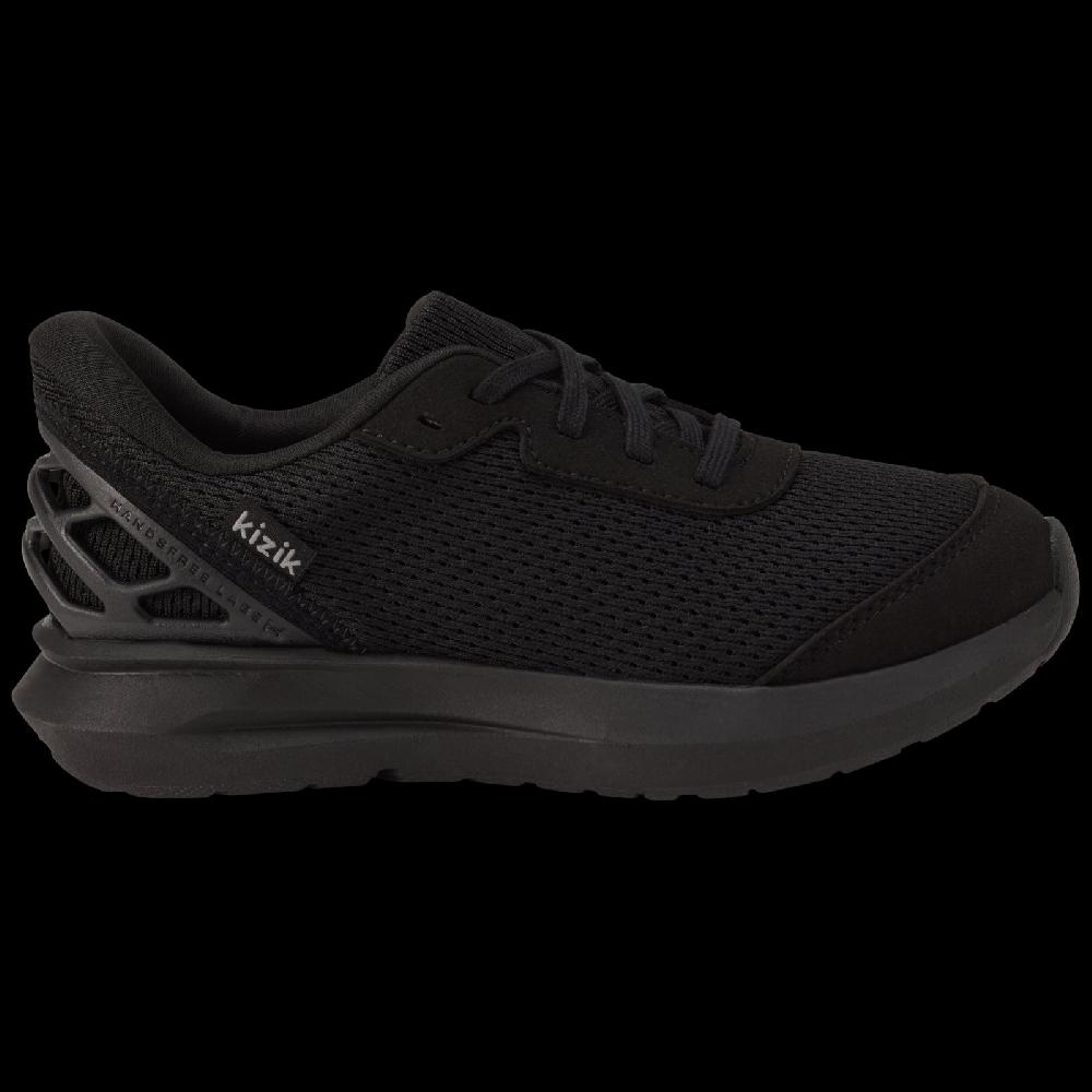 le bos Kizik All Black Athens 2 Big Kids Hands Free Step In Sneakers BATH2502