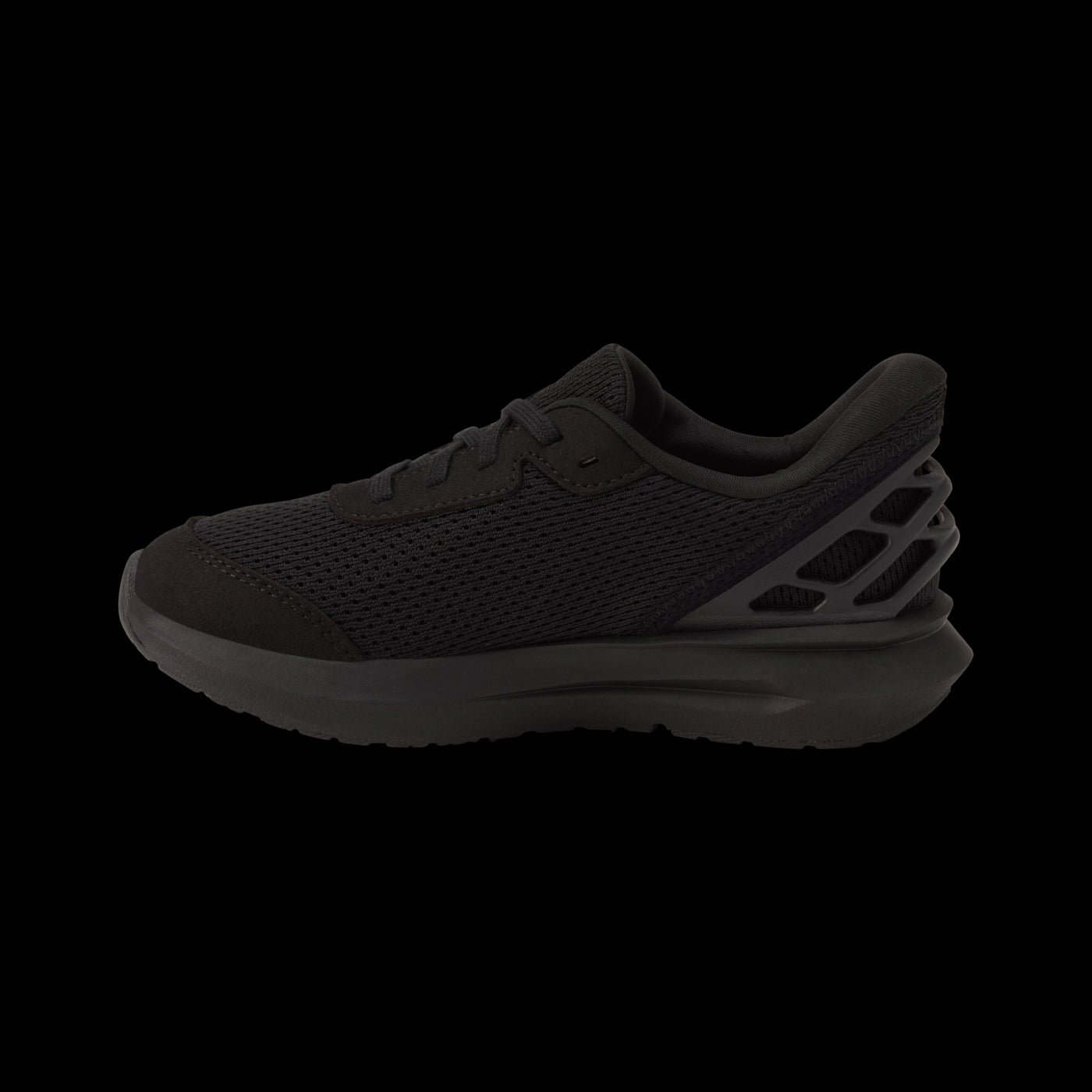 Le Bos Kizik All Black Athens 2 Little Kid Hands Free Step In Sneakers LATH2502