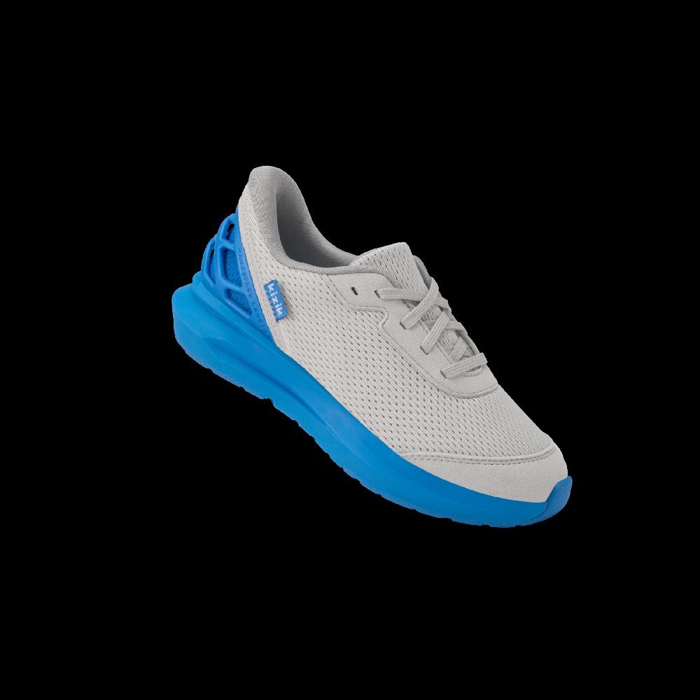 Le Bos Kizik Harbor Mist/Super Sonic Athens 2 Big Kids Hands Free Step In Sneakers BATH2509