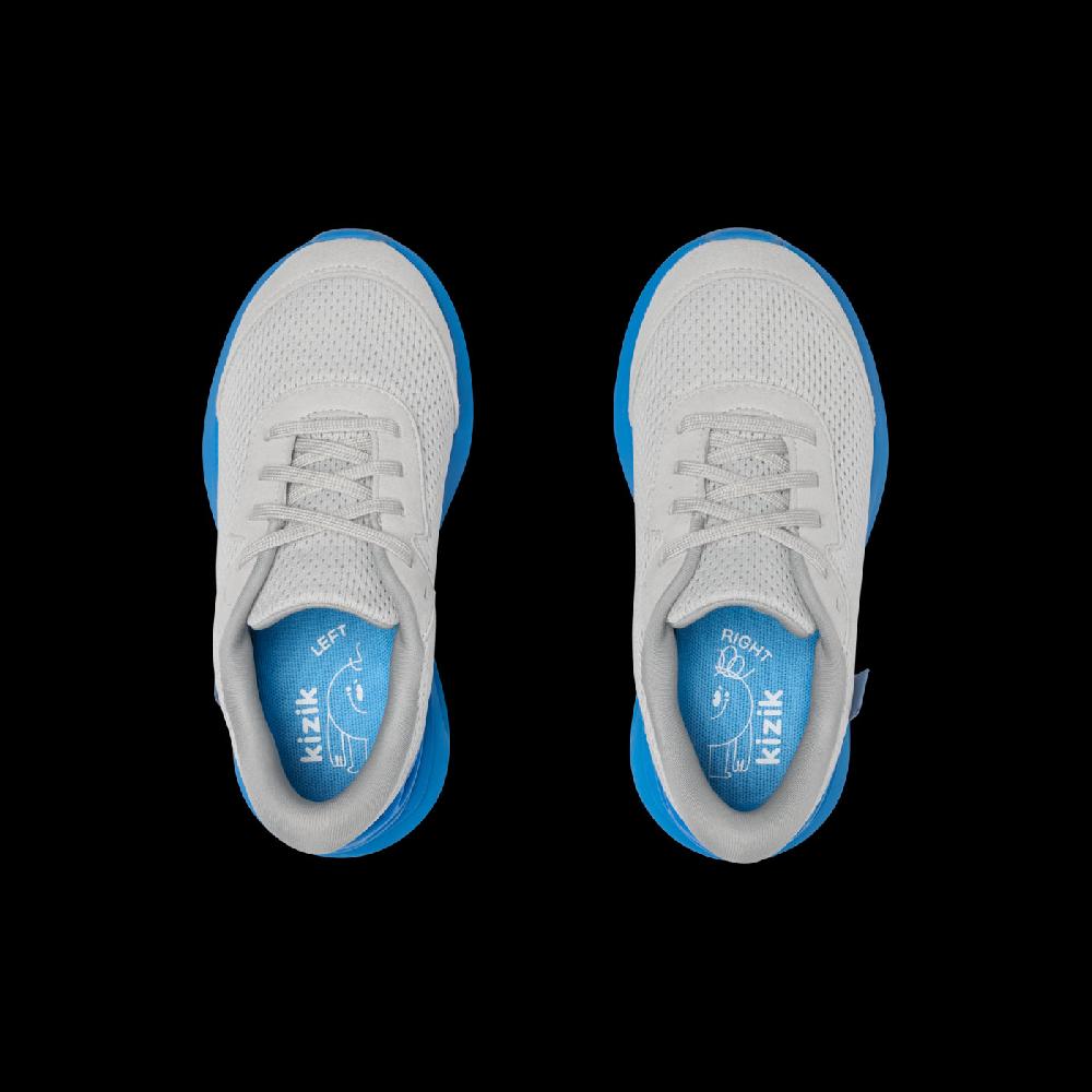 Le Bos Kizik Harbor Mist/Super Sonic Athens 2 Little Kids Hands Free Step In Sneakers LATH2509