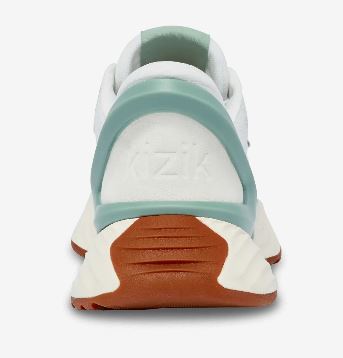 Le Bos Kizik White/Iceberg Green Women's Monaco Hands-free Sneakers WMON205