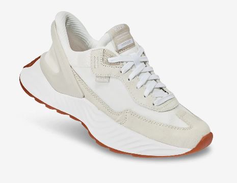 Le Bos Kizik White/Moonbeam Women's Monaco Hands-Free Sneakers WMON2501
