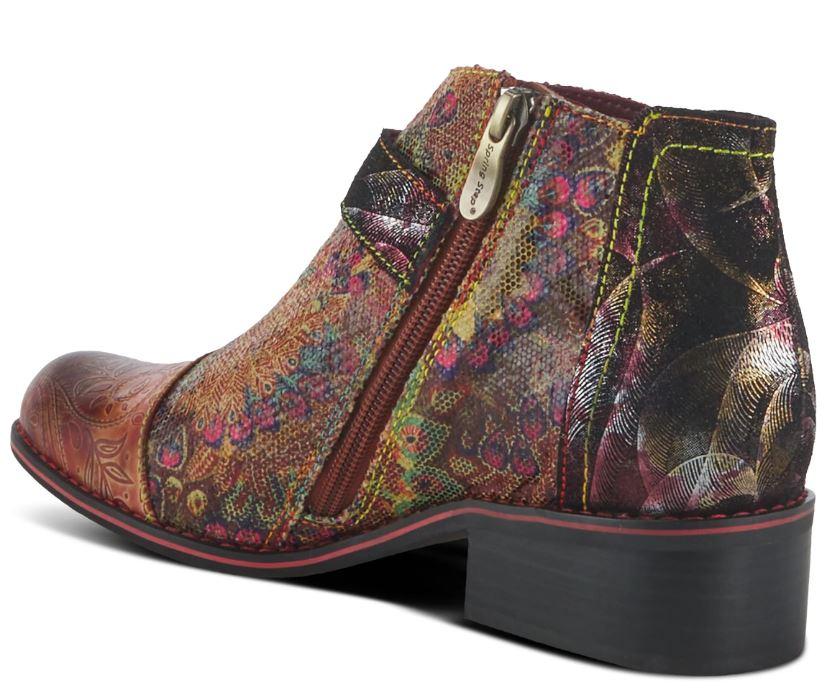 Le Bos L'Artiste By Spring Step Camel Multi Georgiana Scope Women's Boots