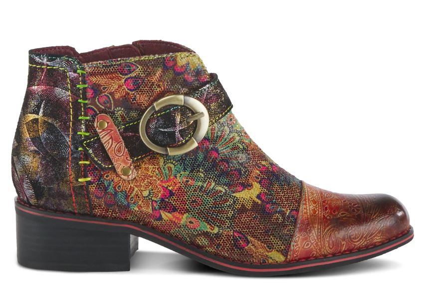 le bos L'Artiste by Spring Step Camel Multi Georgiana Scope Women's Boots