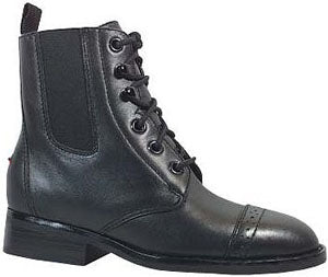 le bos Lace-Up Elastic Gores Riding Heel Smoky Mountain Womens Paddock Boots