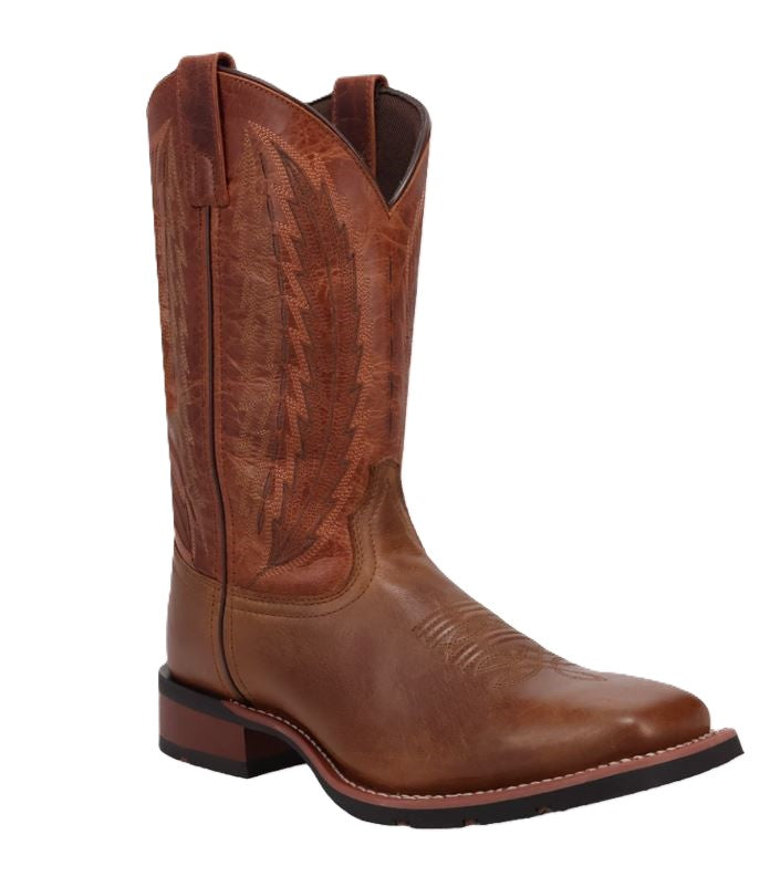 le bos Laredo Tan/Brown Tulane Men's Leather Square Toe Western Boots 8013 le bos Laredo Tan/Brown Tulane Men's Leather Square Toe Western Boots 8013