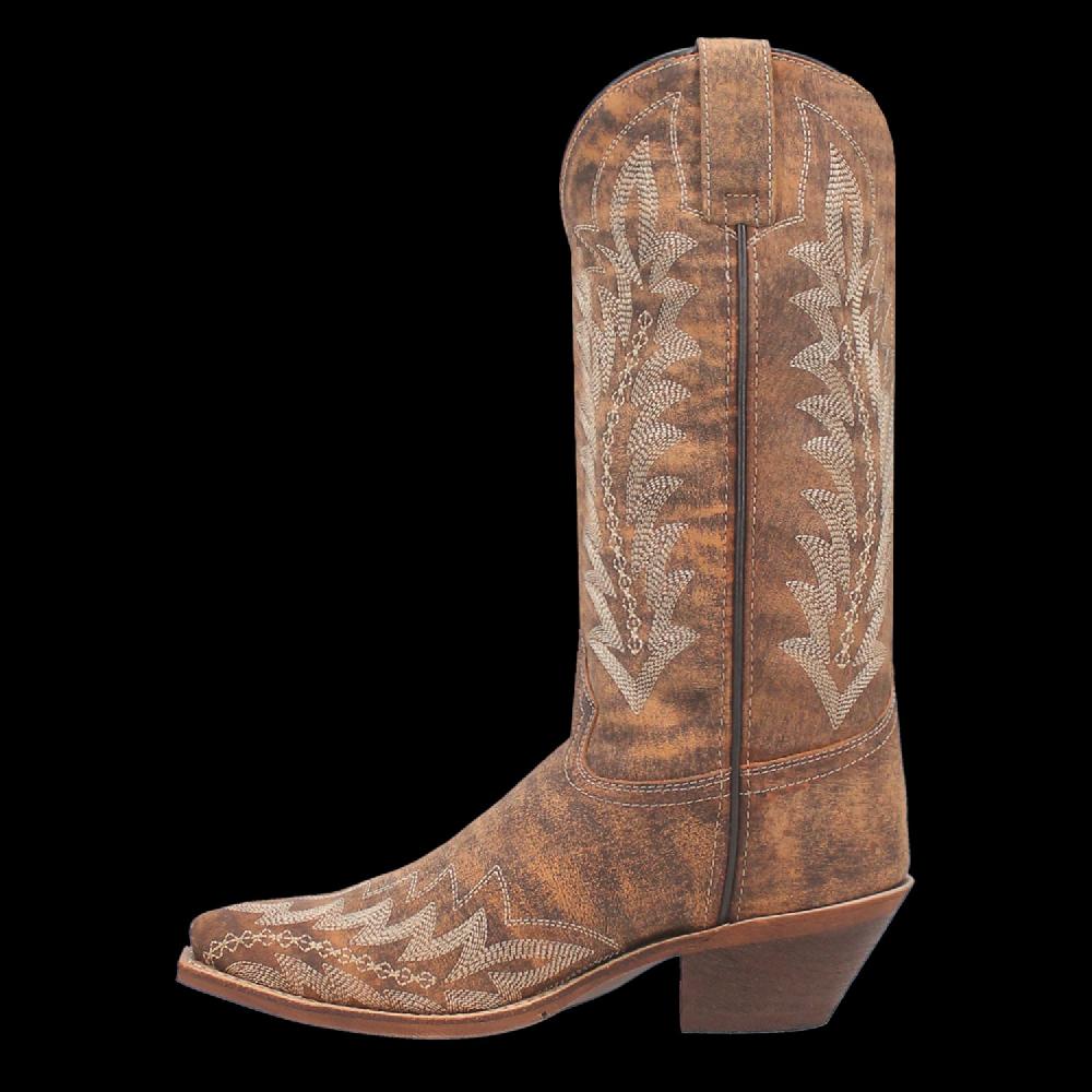 Le Bos Laredo Tan/Tan EmmyLee Women's Leather Boots 52189