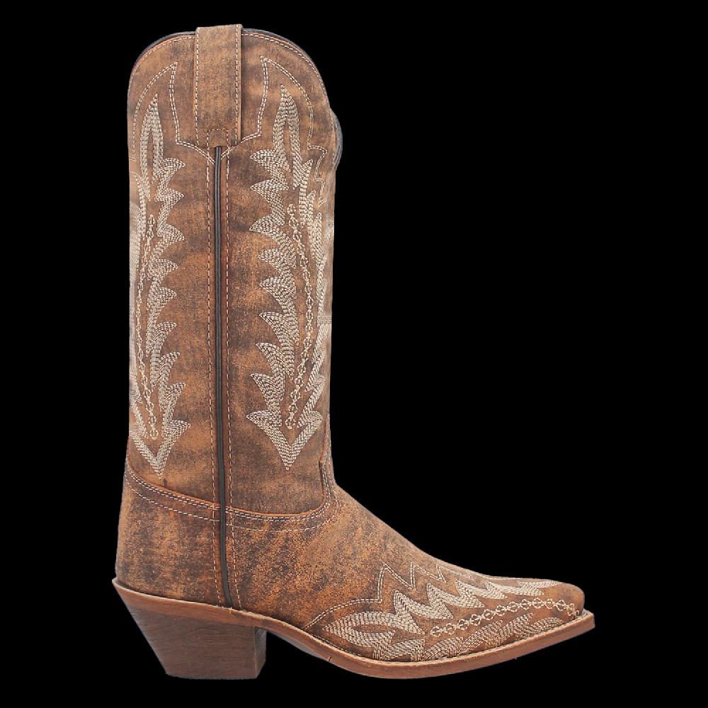 Le Bos Laredo Tan/Tan EmmyLee Women's Leather Boots 52189