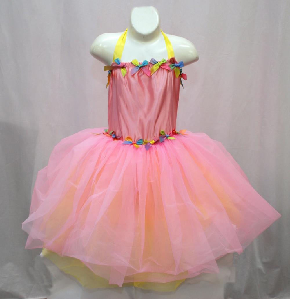 le bos 1306 Satin Front Dress Child Sizes Only