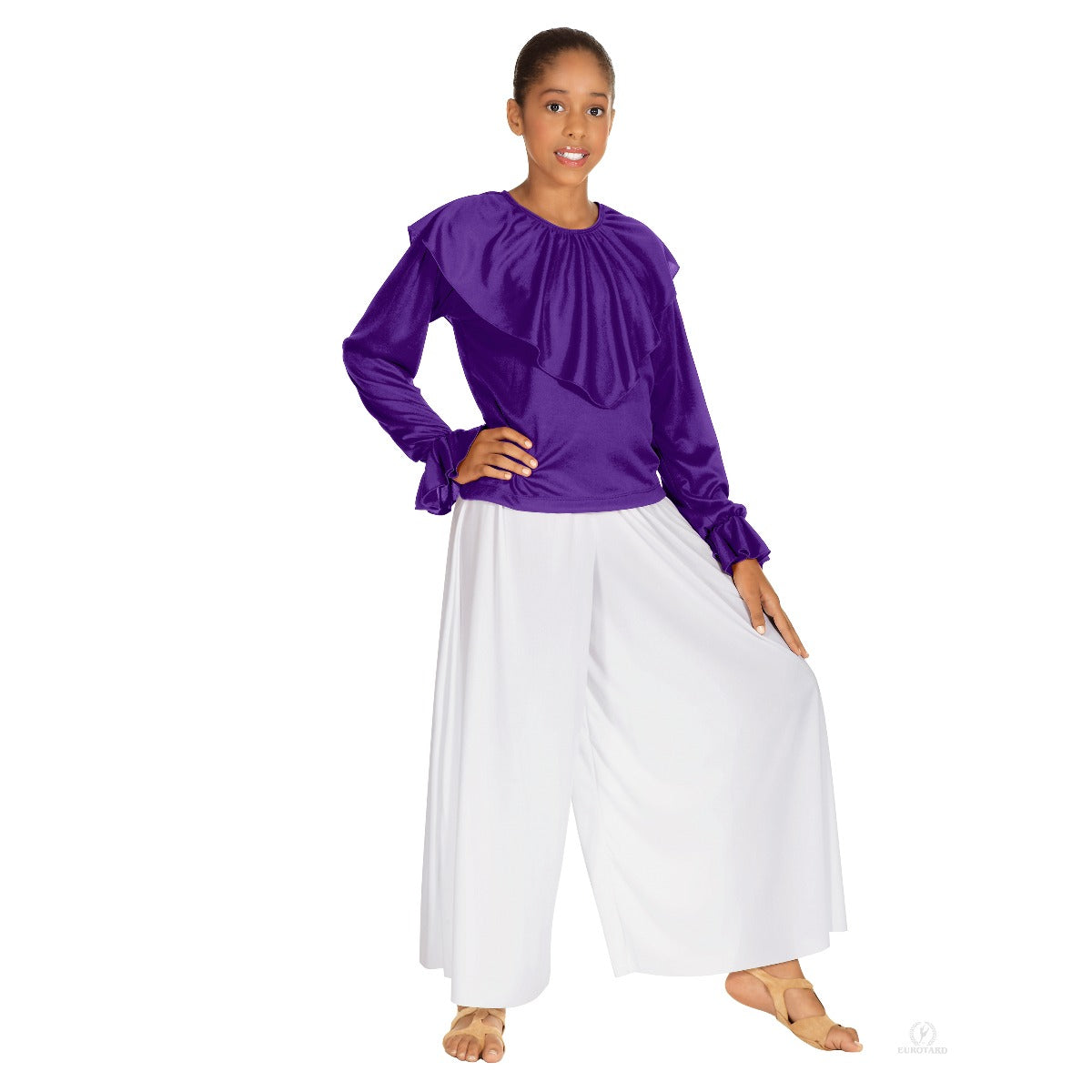 le bos 13736C Child Eurotard Shawl Blouse