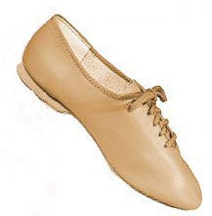 le bos 313A Tan Full Sole Oxford Adult Jazz Shoes