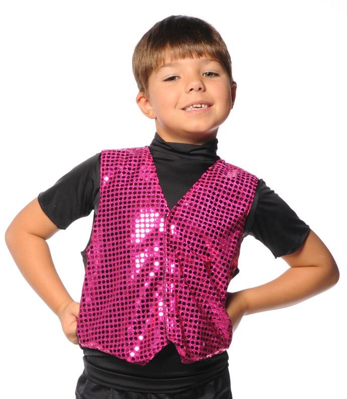 Le Bos 9225 Reflection Sequin Vest- Adult Sizes