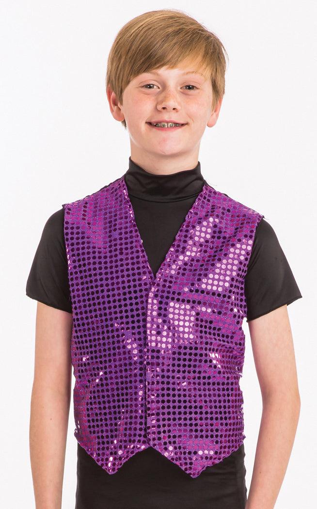 Le Bos 9225 Reflection Sequin Vest- Adult Sizes
