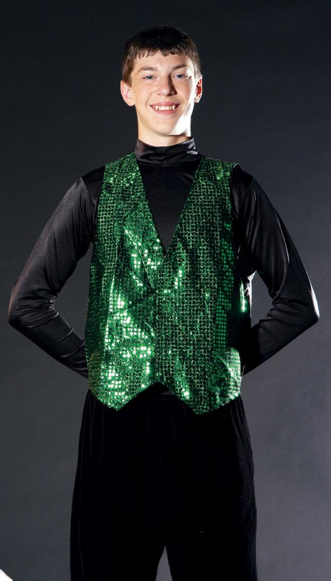 le bos 9225 Reflection Sequin Vest- Adult Sizes