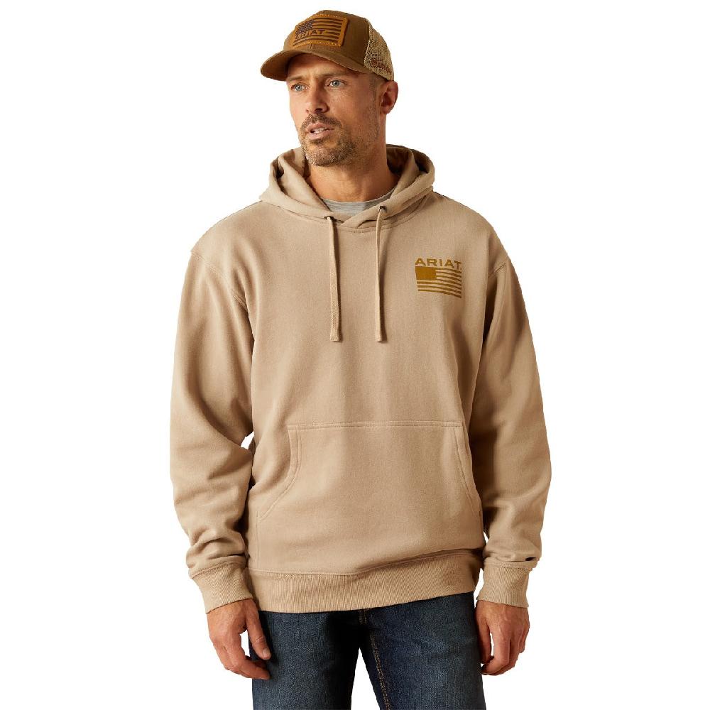 le bos Ariat Beige Camo Hex Men's Hoodie 10052460