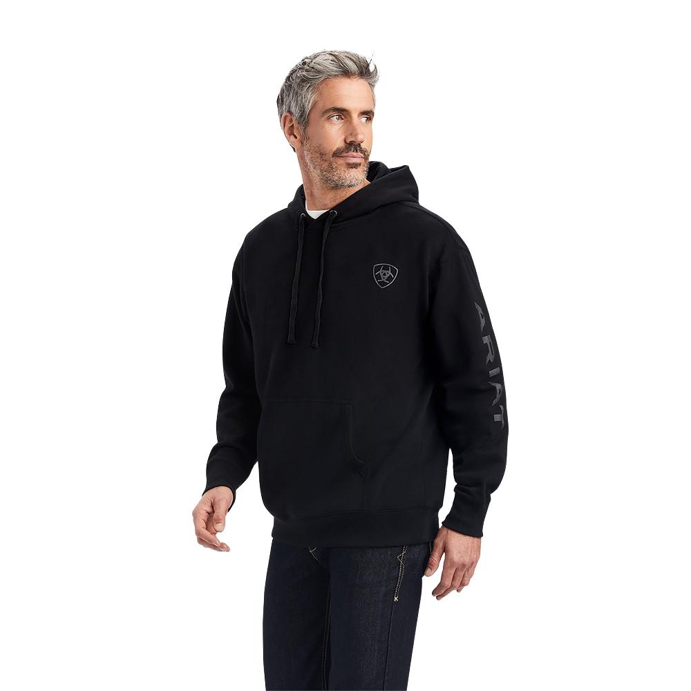 le bos Ariat Black Logo Men's Hoodie 10040815
