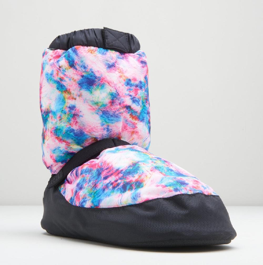 Le Bos Bloch Blue Tie Dye Warm Up Booties IM009P