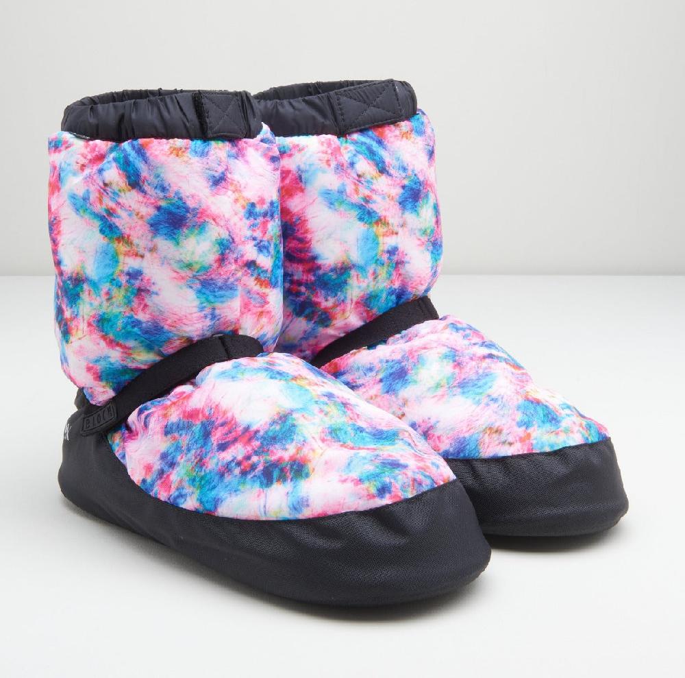 Le Bos Bloch Blue Tie Dye Warm Up Booties IM009P