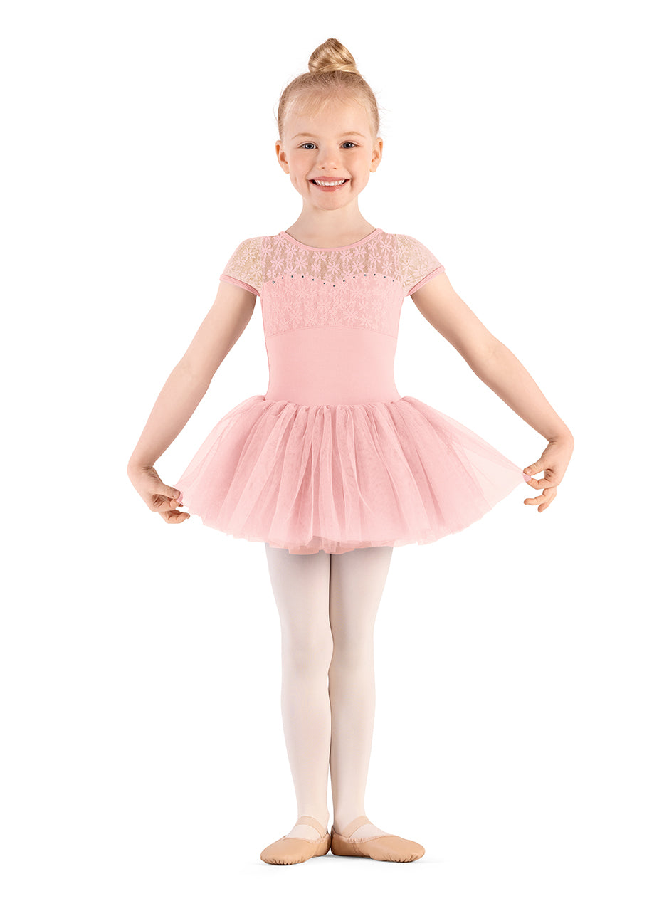 le bos Bloch Cap Sleeve Tutu Leotard M1564C