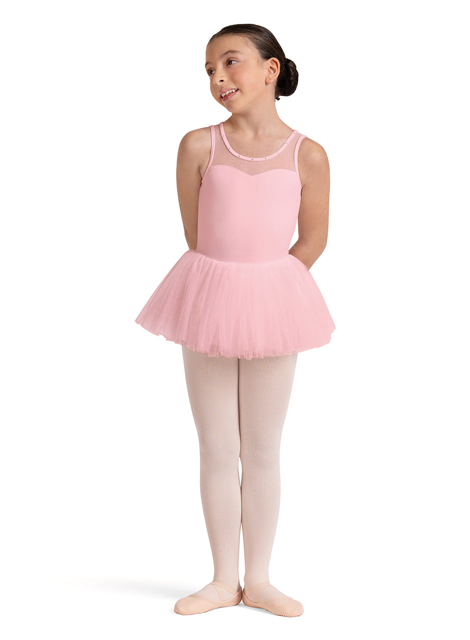 le bos Bloch Embroidered Tank Tutu Leotard CL50004