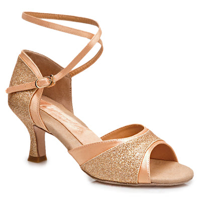 le bos BR1591 Nadia 2in Glitter Satin Ballroom